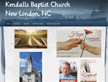 Tablet Screenshot of kendallsbaptist.org